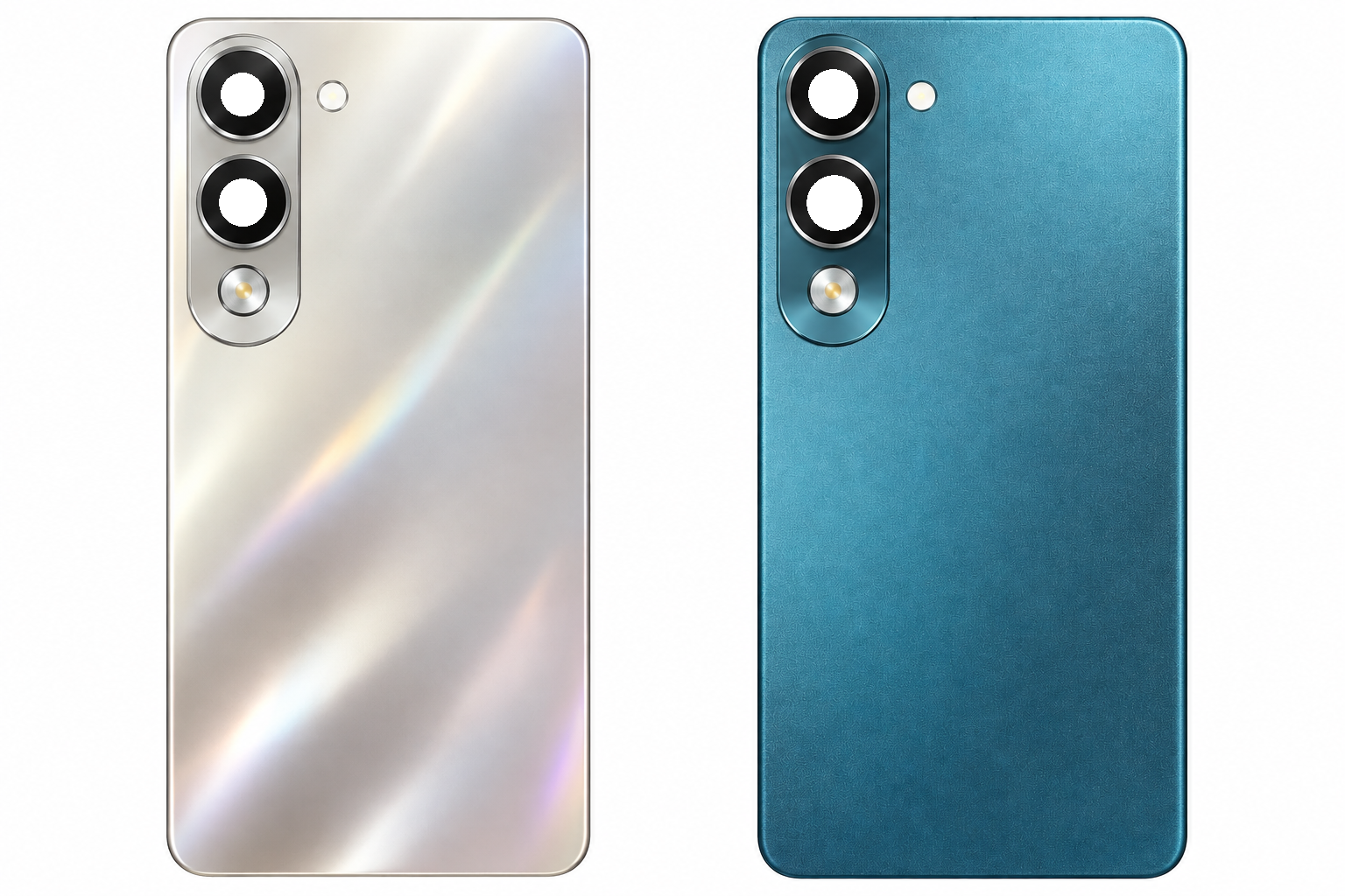 Compatible Replacement for Vivo Y04 4G Back Panel – Silver & Blue